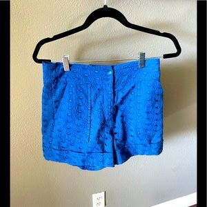 Tracy Reese Shorts in Blue Pattern